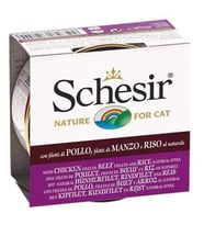 Schesir Tavuklu, Sigir Ve Pirinçli Yetiskin Kedi Yas Mamasi 85gr