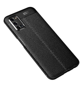 Lexroo Oppo A92 Kılıf Niss Silikon Kılıf - Siyah