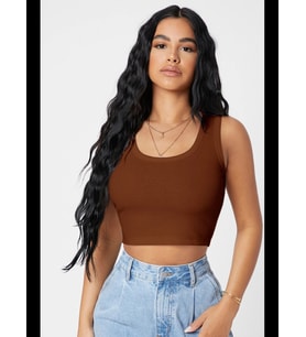 Fantezia Night Kadın Yeşil Kare Yaka Crop Top Bluz
