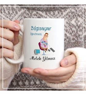 BİLGİSAYAR ÖĞRETMENİ KUPA  BARDAK