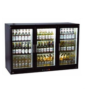 CSA Karacasan Üç Kapılı Set Üstü Bar Arkası Şişe Soğutucu Buzdolabı (210 Litre)