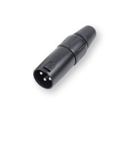 Sline Audio XLR Erkek Mikrofon Jack 3 Pin - YLA048 (Siyah)