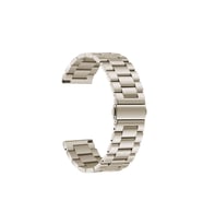 Samsung Galaxy Watch Active 2 44mm Uyumlu 20mm Kordon Metal Baklalı Tasarım Zore Band-04 Kayış