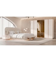 LOFT MDF BAZALI YATAK ODASI TAKIMI