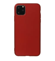 iPhone 11 Pro Max Kılıf First Silikon - Bordo
