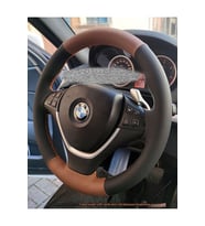 Bmw X6 Araca Özel Deri Direksiyon Kılıfı (taba Noktalı)