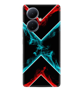 Vivo V29 Lite Kılıf Silikon Desen Özel Seri Smoke 1728
