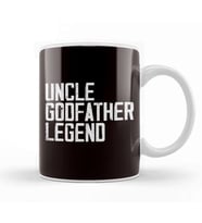 Uncle Godfather Legend Niece Nephew Aunt Brother Mother Dad Kupa Bardak Porselen