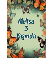 Renkli Kelebekler Temalı Doğum Günü Afişi -9 70x100 cm