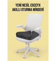 Yüksek Yoğunluklu Visco Kuyruk Sokumu Oturma Minderi 47x41x12 Cm