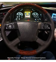 Mercedes Actros Arocs Antos Atego 2018-2026 Araca Özgü Direksiyon Kılıfı NOKTA AHŞAP