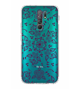 Xiaomi Redmi 9  Kamera Korumalı Kapak Nostalji Desen Tasarımlı Şeffaf  Kılıf
