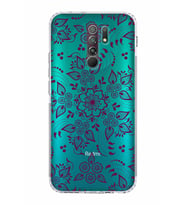 Xiaomi Redmi 9  Kamera Korumalı Kapak Nostalji Desen Tasarımlı Şeffaf  Kılıf