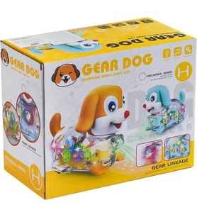 Oyuncak Pilli Sesli Işıklı Çarp Dön Köpek 599-29 (Çok Renkli)