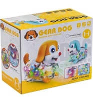 Oyuncak Pilli Sesli Işıklı Çarp Dön Köpek 599-29 (Çok Renkli)