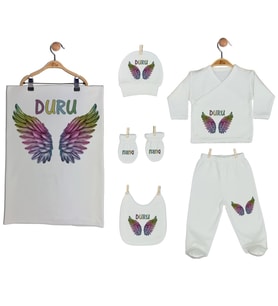 Pia Baby Gl 2207 İsme Özel Battaniye Zıbın Set