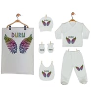 Pia Baby Gl 2207 İsme Özel Battaniye Zıbın Set