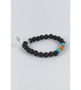Orijinal Lav Taşı Turkuaz Jasper Taşı Kombinli Bileklik blk0005