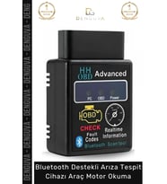 OBD2 Bluetooth Destekli Arıza Tespit Cihazı Geniş Cihaz Uyumluluğu Araç Motor Okuma