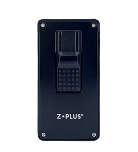 Z+PLUS Lüks Metal Çift Torch Jet Alevli Puro Çakmağı - Siyah