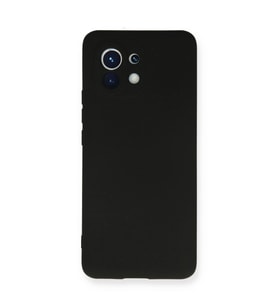 Xiaomi Mi 11 Kılıf Nano İçi Kadife Silikon - Siyah