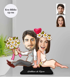 Kişiye Özel Sevgili Ahşap Eco Biblo -26