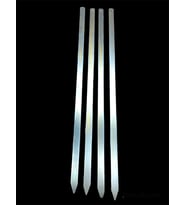 Geniş Yassı Metal Adana Kebap Şişi - 50 cm