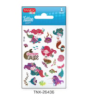 Tanex 7,5x10,5mm Deniz Kızı Mini Tatoo Etiket TNX-26436
