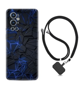 Tecno Spark 9 Pro Kılıf Resimli Boyun Askılı İpli Desenli Silikon Series Karmaşık 1874