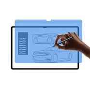 Samsung Galaxy Tab S9 Ultra SM-X910 Uyumlu Paper-Like Ekran Koruyucu (Renksiz)