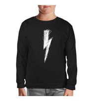 Şimşek  Siyah Çocuk Sweatshirt