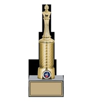 ODAK KUPA - Figürlü Kupalar - Satranç Figürlü Kupalar FG-008 C - 26 cm