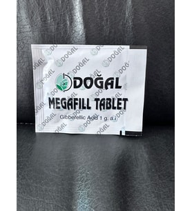 MEGAFİL TABLET GİBERİLİK ASİT TOZLANDIRICI,MEYVE TUTTURUCU .MEYVE BÜYÜTÜCÜ