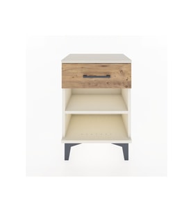 Arges Komodin Tek Raflı Tek Çekmeceli 44x30x64 Aytaşı-Çam