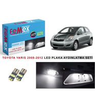 Toyota Yaris LED Plaka Aydınlatma Ampul Seti FEMEX Parlak Beyaz