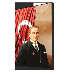 Atatürk Cam Tablo 4 mm Dayanıklı Temperli Cam