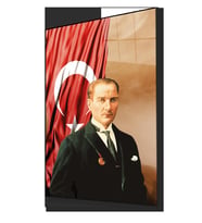 Atatürk Cam Tablo 4 mm Dayanıklı Temperli Cam