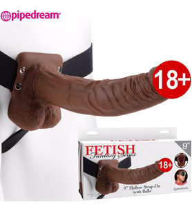 Agorshop Pipedream İçi Boş 19 Cm Esmer Realistik Kemerli Penis GG1-BB310