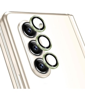Microsonic Samsung Galaxy Z Fold 5 Tekli Kamera Lens Koruma Camı Yeşil (Yeşil)