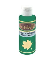 Yeşil Akrilik Boya Artebella Yeşil Akrilik Boya 3048 Yeşil 130 ml (Karışık)