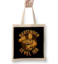 Bartender Level 100 Perfect Bartending Skills Bez Çanta Uzun Saplı