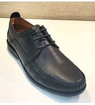 Castle Black 3075 Erkek Deri Comfort Ayakkabı (Siyah)