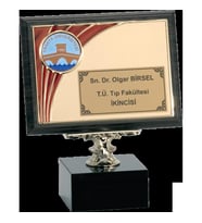 ODAK KUPA - Ahşap Plaketler - PL-076 B - 15x20 cm