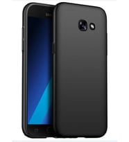 Galaxy A7 2017 (A720) Ruber Case Mat Slikon Kılıf Siyah