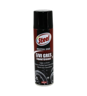 STEEL ST-1304 SIVI GRES SPREY 200ML YAĞLAR - KORUR - ISIYA DAYANIKLI (5343)