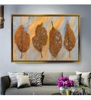 Altın Çerçeveli dekoratif tablo a994 (Gold)