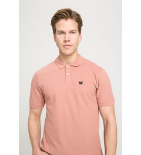 Kısa Kollu Polo T-shirt Dusty Rose