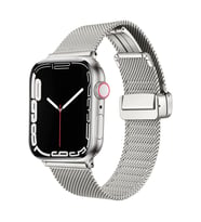 Apple Watch 40mm Zore KRD-85 Metal Kordon (Gümüş)
