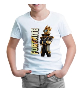 Fortnite - DJ Yonder Beyaz Çocuk Tshirt