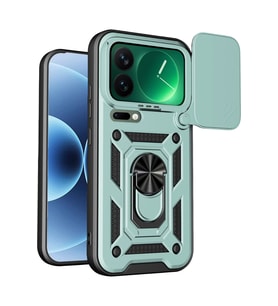 Northcity Xiaomi Mi 17 Pro Max Uyumlu Pars Lens Yüzüklü Silikon - Yeşil